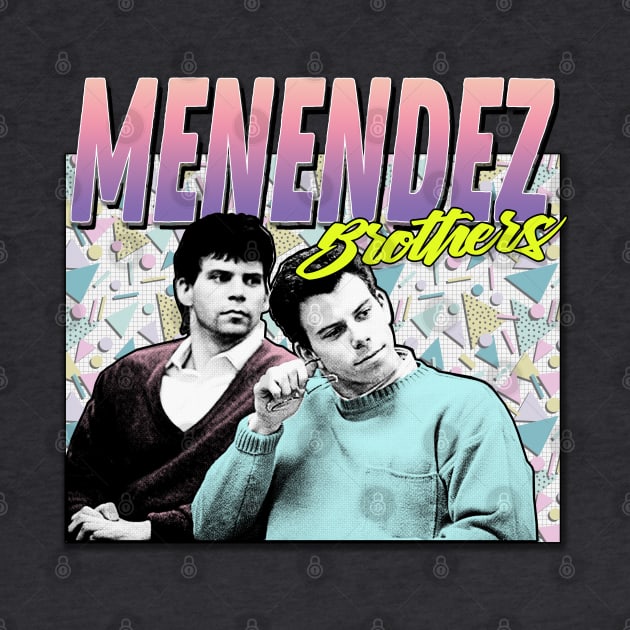 The Menendez Brothers 90s Styled Retro Graphic Design by DankFutura